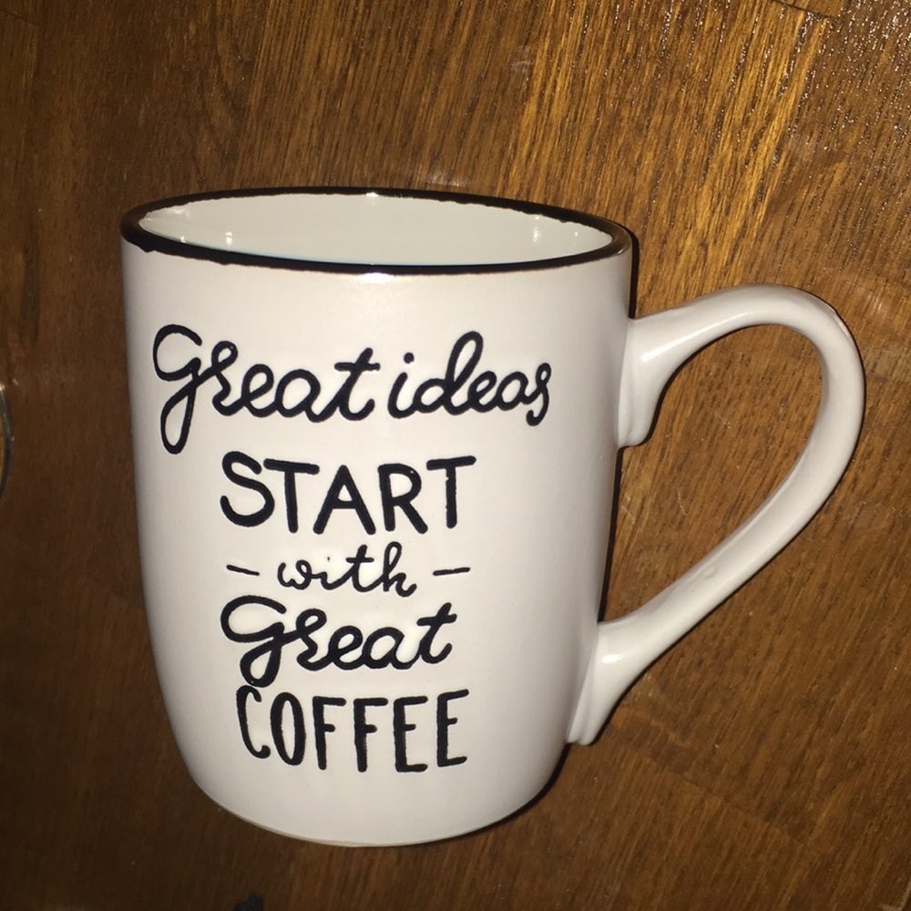 NEW! Coffee mug with morning motivation